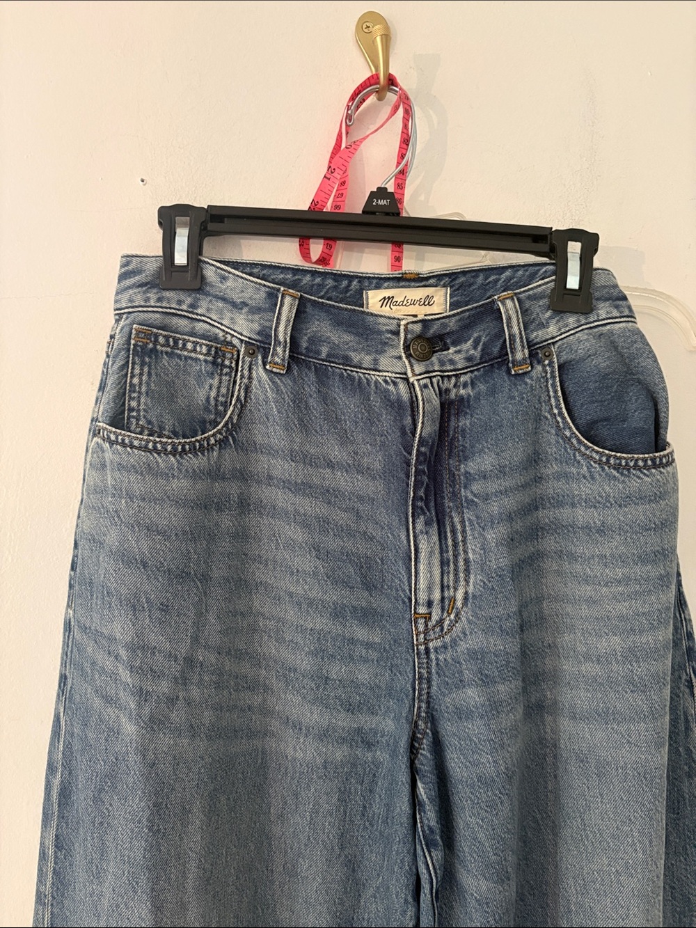 Madewell Curvy Super Wide Leg Jeans - Picture 3 of 6
